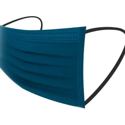 Masks<WeCare Disposable Face Masks, One Size, Assorted Ocean Tones, 50/Pack (WMN100133)