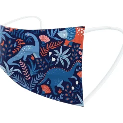 Masks<WeCare Disposable Face Masks, Kids, Assorted Dinosaur Designs, 50/Pack (WMN100128)