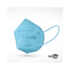 WeCare Disposable KN95 Face Mask, Adult, Blue, 20 Masks/Box, 50 Boxes/Pack (TBN203230)
