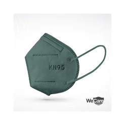 WeCare Disposable KN95 Face Mask, Adult, Dark Green, 20 Masks/Box, 50 Boxes/Pack (TBN203232)