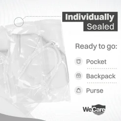 WeCare KN95 Disposable Face Mask, Adult, White, 20/Pack (WMN100002)