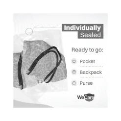 Masks<WeCare Leopard Print Disposable KN95 Fabric Face Masks, One Size, Assorted Colors, 20/Pack, 3 Packs/Carton (TBN203256)