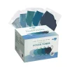 Masks<WeCare Ocean Tones Disposable KN95 Fabric Face Masks, One Size, Assorted Colors, 20/Pack, 3 Packs/Carton (TBN203257)