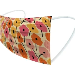 Masks<WeCare 3-ply Disposable Face Masks, Kids, Assorted Spring Designs, 50/Box (WMN100083)