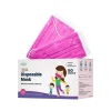 Masks<WeCare 3-ply Disposable Face Mask, Kids, Hot Pink, 50/Box (WMN100011)