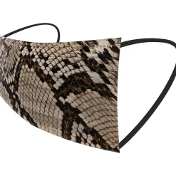 Masks<WeCare 3-ply Disposable Face Masks, Individually Wrapped, Adult, Assorted Snakeskin Prints, 50/Box (WMN100077)
