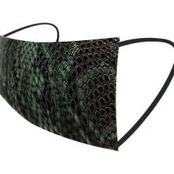 Masks<WeCare 3-ply Disposable Face Masks, Individually Wrapped, Adult, Assorted Snakeskin Prints, 50/Box (WMN100077)