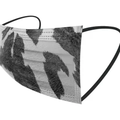 Masks<WeCare 3-ply Disposable Face Masks, Individually Wrapped , Adult, Assorted Animal Prints, 50/Box (WMN100078)