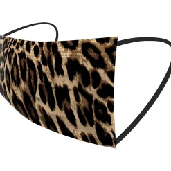 Masks<WeCare 3-ply Disposable Face Masks, Individually Wrapped , Adult, Assorted Animal Prints, 50/Box (WMN100078)