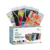 Masks<WeCare 3-ply Disposable Face Masks, Kids, Assorted Wacky Tie-Dye Designs, 50/Box (WMN100093)