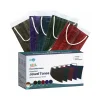 Masks<WeCare 3-ply Disposable Face Mask, Kids, Assorted Jewel Tones, 50/Box (WMN100095)