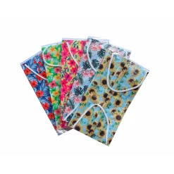 Masks<WeCare 3-ply Disposable Face Masks, Kids, Assorted Summer Designs, 50/Box (WMN100101)