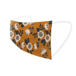 Masks<WeCare 3-ply Disposable Face Masks, Adult, Assorted Fall Designs, 50/Box (WMN100114)