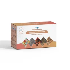 Masks<WeCare 3-ply Disposable Face Masks, Adult, Assorted Fall Designs, 50/Box (WMN100114)