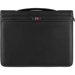 Wenger Concept Polyester Padfolio with Zipper Closure, Black (601563)