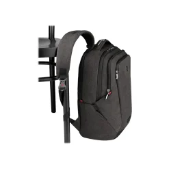 Backpacks<Wenger MX Professional Laptop Backpack, Heather Gray Polyester (611641)