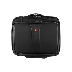 Wenger Patriot II Two Piece 17" Polyester Rolling Laptop Bag, Black (602685) Best