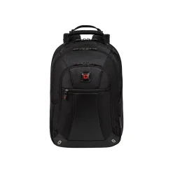 Backpacks<Wenger SKYWALK Laptop Backpack, Black Polyester (601204)