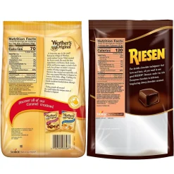 Variety Snack Packs<Riesen Werther's Original Carmel Hard Candies and Carmel Chocolates, 30 oz (600-00285)