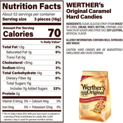 Variety Snack Packs<Riesen Werther's Original Carmel Hard Candies and Carmel Chocolates, 30 oz (600-00285)