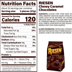 Variety Snack Packs<Riesen Werther's Original Carmel Hard Candies and Carmel Chocolates, 30 oz (600-00285)