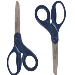 Westcott 8" Titanium Multi-Purpose/Heavy Duty Scissor, Blunt Tip, Navy (17509) Clearance
