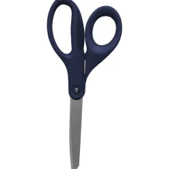 Westcott 8" Titanium Multi-Purpose/Heavy Duty Scissor, Blunt Tip, Navy (17509) Clearance