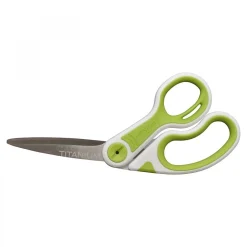 Westcott CarboTitanium 8" Multi-Purpose/Heavy Duty Scissor, Blunt Tip, Green/White (17444) Hot