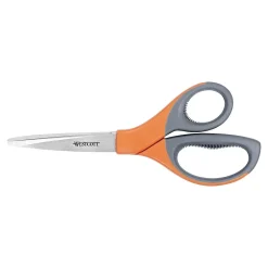 Westcott Elite 8" Stainless Steel Scissors, Pointed Tip, Orange/Gray (41318) Best