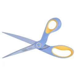 Westcott ExtremEdge 9" Titanium Multi-Purpose Heavy Duty Scissors, Pointed Tip, Gray/Yellow (14669) Online