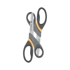 Westcott Titanium Bonded UltraSmooth 8" Heavy Duty Scissors, Blunt Tip, Gray/Yellow, 2/Pack (14107) Best