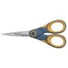 Westcott Titanium Bonded 5" Non-Stick Titanium Multi-Purpose/Heavy Duty Scissor, Pointed Tip, Gray/Yellow (14881) Hot