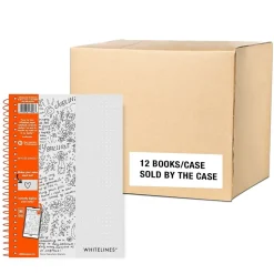 Whitelines Journal, 75.75" x 8.25", Dotted Ruled, Gray, 70 Pages, 12/Carton (17006cs) Hot