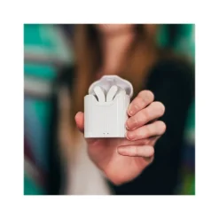 Wicked Audio Driftr Wireless Ambient Sound Earbuds, Bluetooth, White (WITW2151)