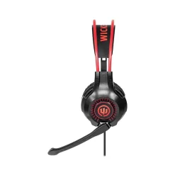 Wicked Audio Grid Legion 500 Stereo Gaming Headset, 3.5mm, Black/Red (WI-GH500)* Gaming Headsets