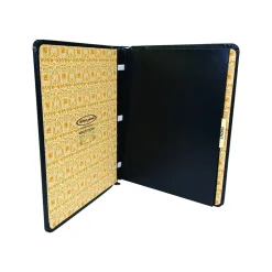 Clearance Minute Record Book, 9.3"W x 11.6"H, Black, 250 Sheets/Book (W0395-11) Accounting & Record Journals