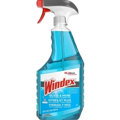 SC Johnson Windex Glass Cleaner with Ammonia-D Trigger Spray, 32 fl Oz., 8/Carton (322338CT)
