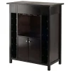 Hot 37"H Yukon Wine Cabinet Espresso (92655) Storage Cabinets
