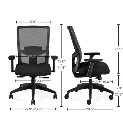Clearance Workplace2.0™ 500 Series Fabric Task Chair, Black (51972) Office Chairs