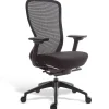 Discount Workplace2.0™ Ayalon Ergonomic Fabric Swivel Task Chair, Black (UN51505) Office Chairs