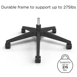 Clearance Workplace2.0™ Bedford Ergonomic Fabric/Mesh Swivel Task Chair, Black (UN60991) Office Chairs