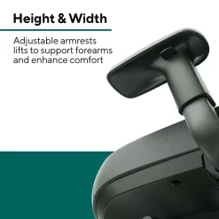 Clearance Workplace2.0 Health™ Bedford Polyurethane/Nylon Task Chair, Black (WP62574) Office Chairs