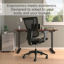 Sale Workplace2.0 Lawton Ergonomic Mesh Swivel Task Chair, Black (UN62655) Office Chairs