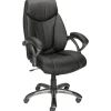 Workplace2.0™ Ramsey Ergonomic Bonded Leather Swivel Manager Chair, Black (ST62216) Office Chairs