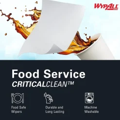 WypAll CriticalClean Foodservice Cloths, 12.5