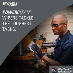WypAll PowerClean WetTask Fabric Cleaning Wipers, 9