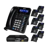 Office Phones & Conferencing<XBLUE X16 Plus 6-Line Corded Conference Telephone System Bundle, Black (X16plus-XD10-4x9)