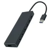 Usb Hubs<4XEM 7-Port USB-A Data Hub, Black (4XUSBADATAHUBTAA)