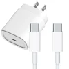 4XEM USB-C Charging Kit for iPhone 15 Pro and iPhone 15 Pro Max, White (4XIPHNPROKIT3)