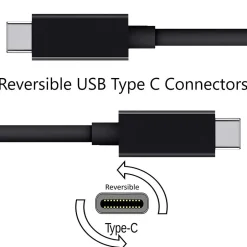4XEM USB-C Charging Kit/Bundle for Smartphones and USB-C Compatible Devices, Black (4X25WCHARGEKIT6B)